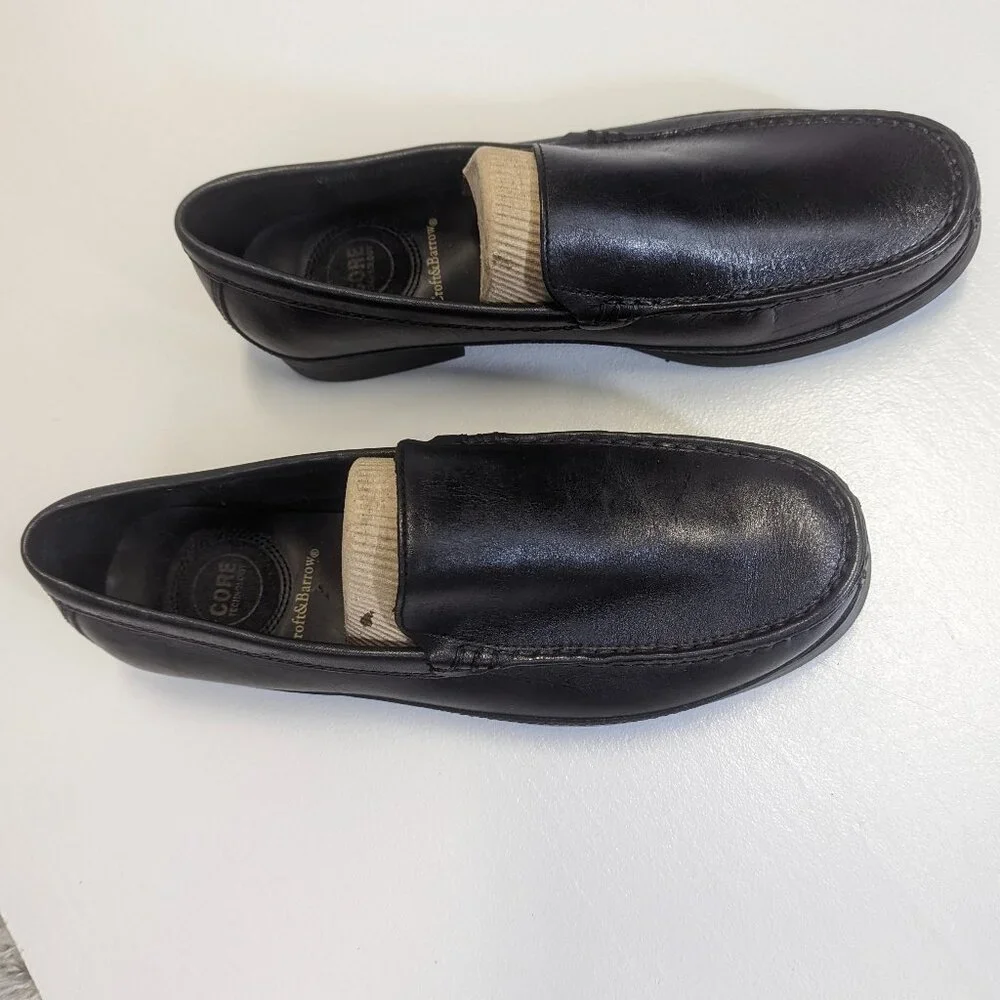 Croft & Barrow Men's Black Leather Loafers Size 10